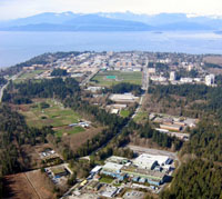 TRIUMF Site - University of British Columbia in background